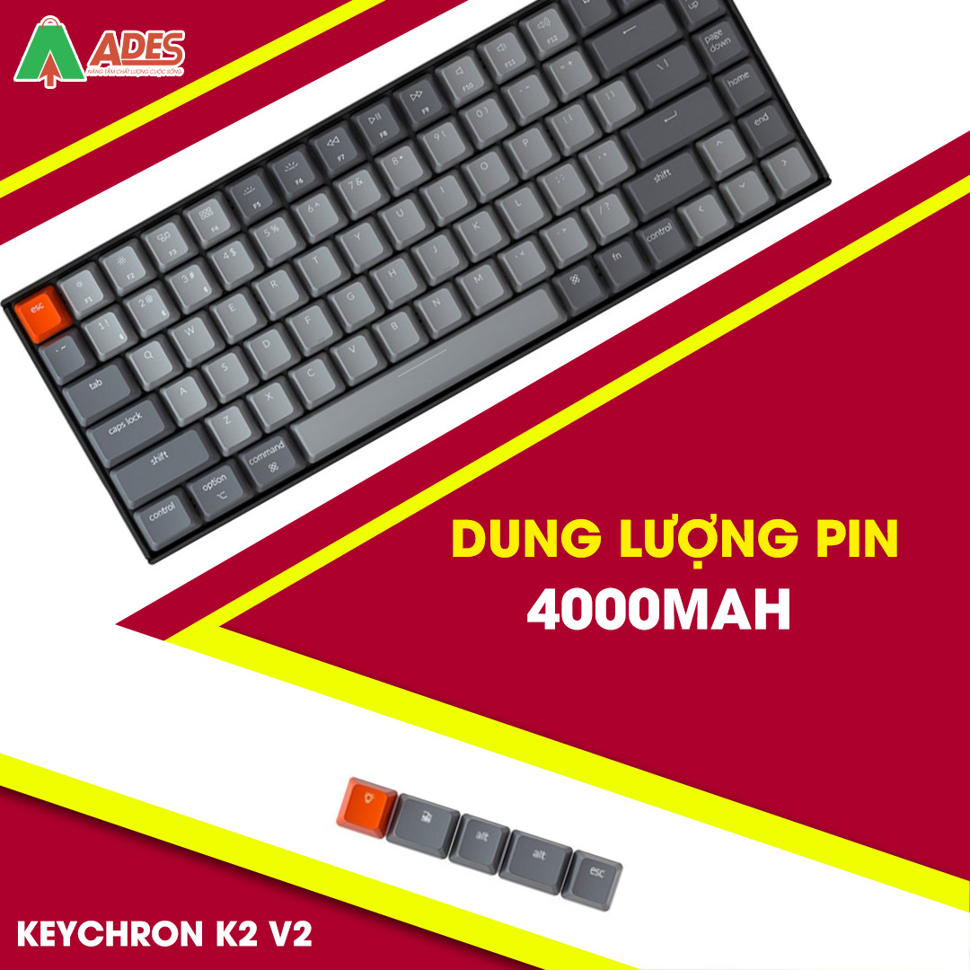 Keychron K2V2 chat luong