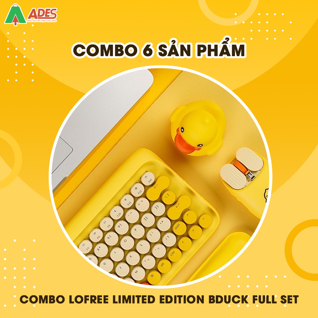 Combo Lofree Limited Edition Bduck Full Set chat luong