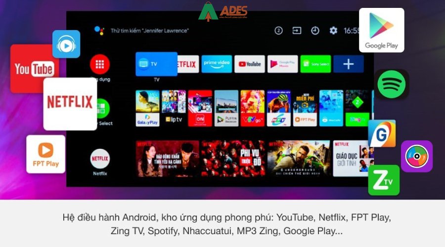 Kho ung dung phong phu, giao dien de dung voi he dieu hanh Android 9.0